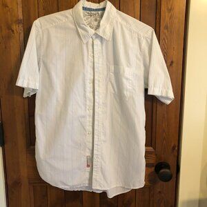 Quiksilver Button Down vintage short sleeve shirt w/pattern